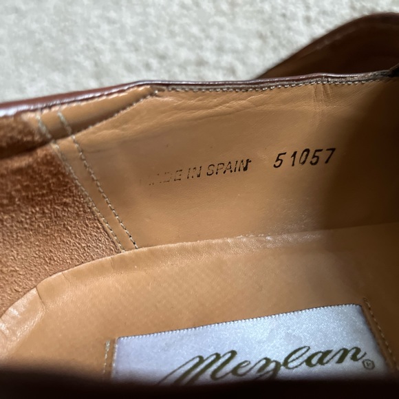 Mezlan Horsebit Brown Leather Loafers Sz 10W - Picture 8 of 12